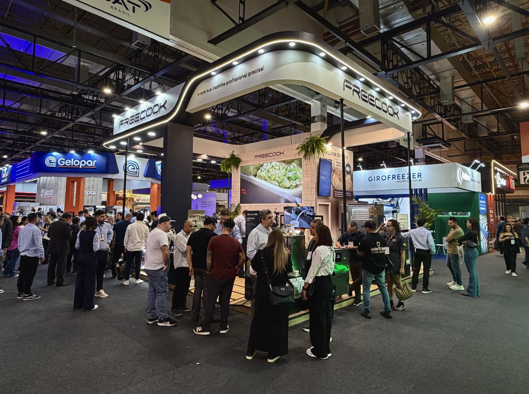 Estande da Freecook na FIPAN, maior feira de panificação e confeitaria